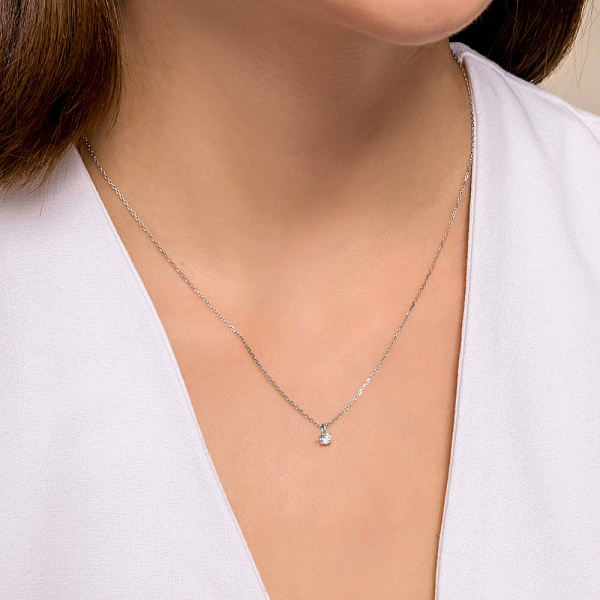 Кольє з золота з одним діамантом (арт. 7108067202) – зображення 3