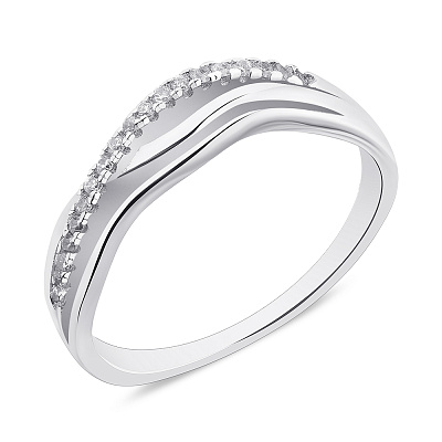 Серебряное кольцо с фианитами (арт. 7501/К2Ф/743-17)