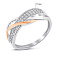 Серебрянное кольцо с дорожкой из фианитов (арт. 7201/1363К) – изображение 2