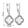 Серьги из серебра с фианитами (арт. 7502/9292/15) – изображение 2