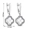 Серьги из серебра с фианитами (арт. 7502/9292/15) – изображение 2