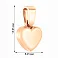 Золотая подвеска «Сердечко» (арт. 440483) – изображение 3
