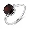 Срібна каблучка з гранатом (арт. 7501/2193753Г) – зображення 1