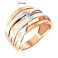 Каблучка Синергія з червоного та білого золота (арт. 140732) – зображення 4