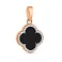 Кулон из красного золота с ониксом (арт. 441446/10о) – изображение 1