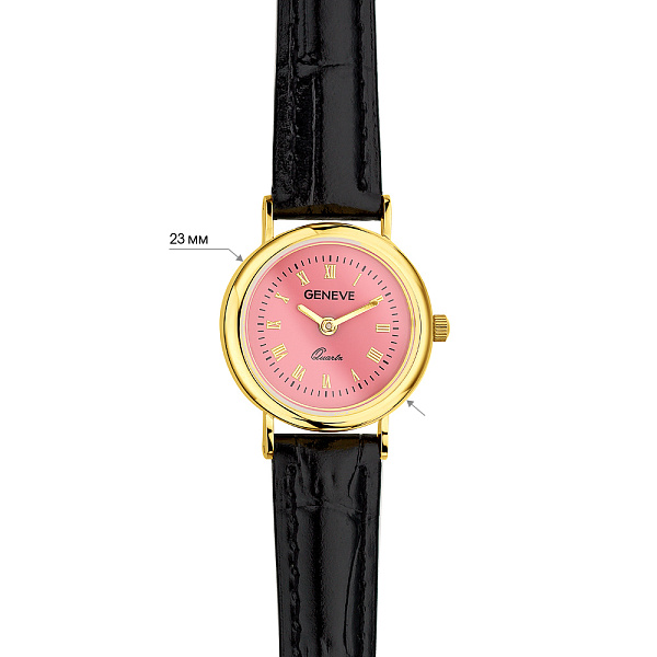 Жіночий класичний годинник з золота (арт. 260235жрч) – зображення 4