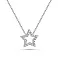 Колье Звезда из белого золота с бриллиантами (арт. Ц341293015б) – изображение 1