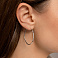 Серьги-кольца из белого золота (арт. 121902/35б) – изображение 2