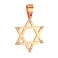 Золотая подвеска «Звезда Давида» с фианитами (арт. 440351) – изображение 1