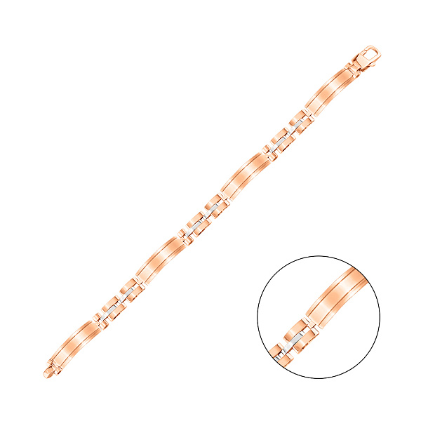 Браслет из красного и белого золота (арт. 3261197кб) – изображение 1