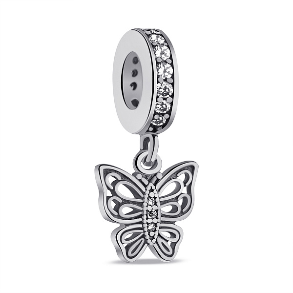 Серебряный шарм Бабочка (арт. 7903/П5Ф/775) – изображение 1