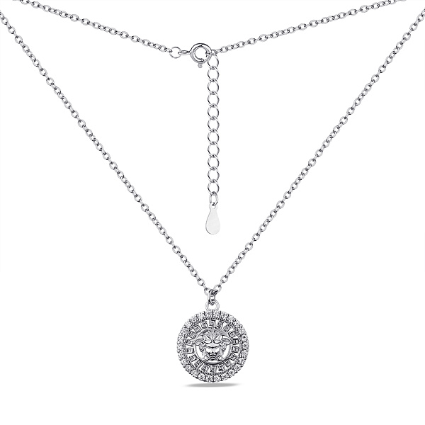 Серебряное колье с фианитами (арт. 7507/2025) – изображение 2