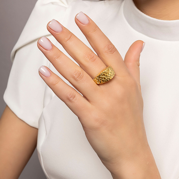 Золотое кольцо Francelli (арт. 156652ж) – изображение 2