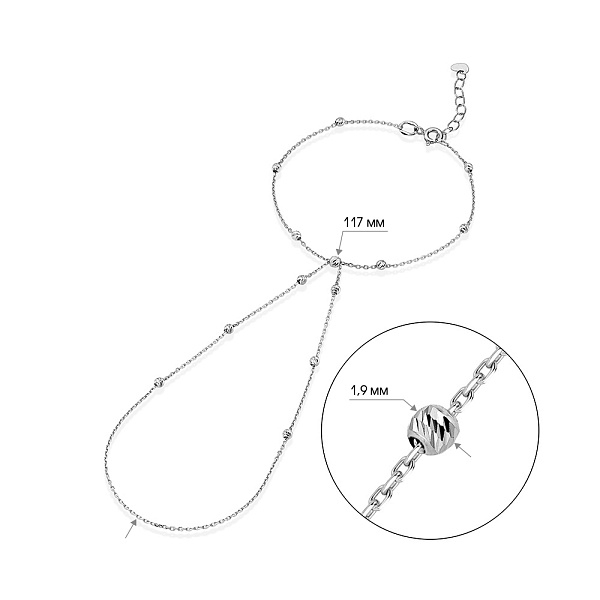 Золотой слейв браслет (арт. 340101б) – изображение 2