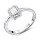 Серебряное кольцо с крупным фианитом (арт. 7501/8521) – изображение 1
