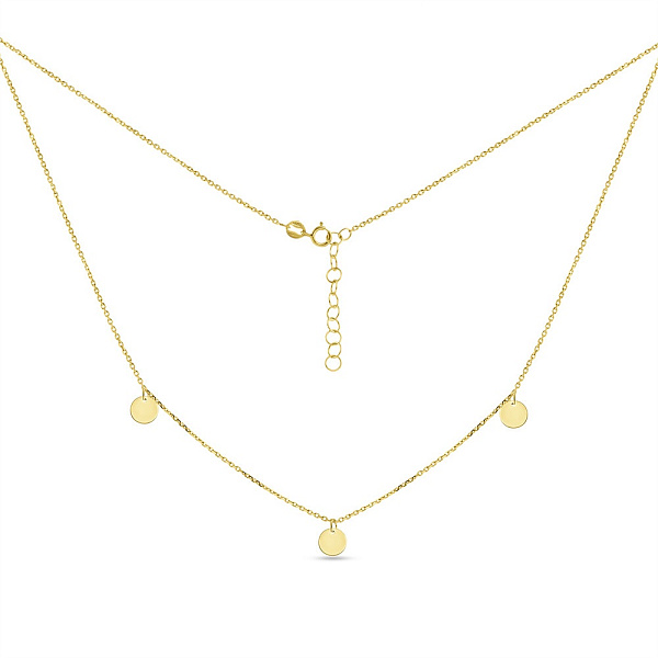 Колье из желтого золота "Монеты" (арт. 351558/5ж) – изображение 2