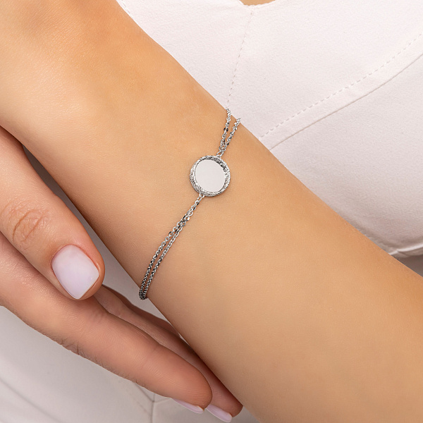 Браслет з білого золота Francelli (арт. 326734б) – зображення 3