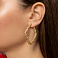 Серьги из желтого золота Francelli (арт. е1091771/45жм) – изображение 3
