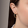 Золотые серьги-кольца (арт. 1091727/25ж) – изображение 2