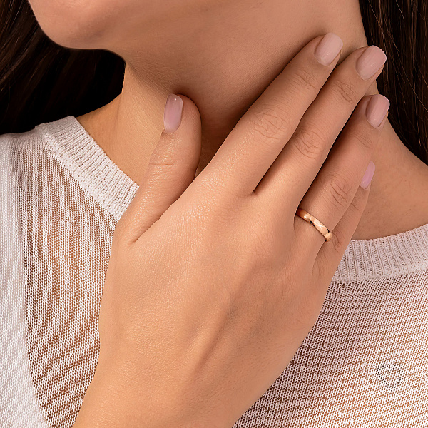 Обручка з червоного золота (арт. 239040) – зображення 4