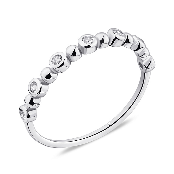 Кольцо из серебра с фианитами (арт. 7501/6230) – изображение 1