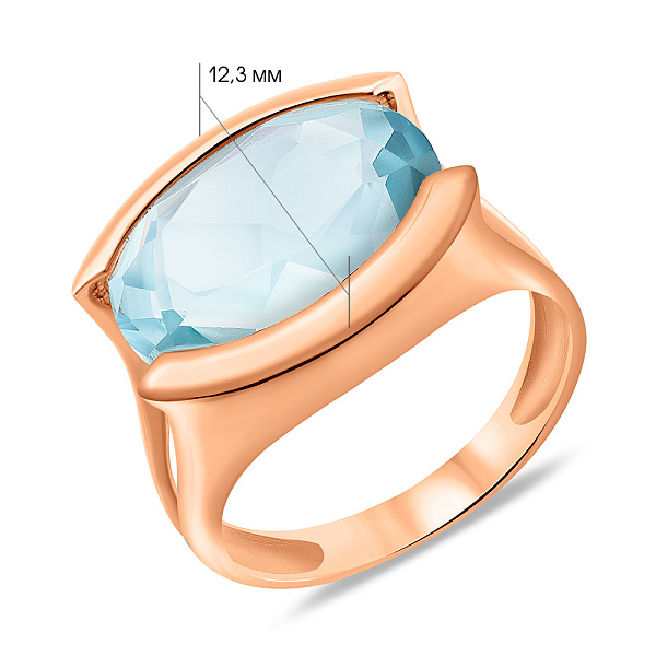 Кольцо из красного золота (арт. 151962) – изображение 3