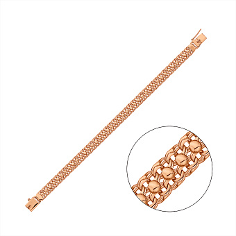 Фото Золотий широкий браслет (арт. ц305126Д)