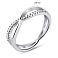 Серебряное кольцо с фианитами (арт. 7501/8211) – изображение 2