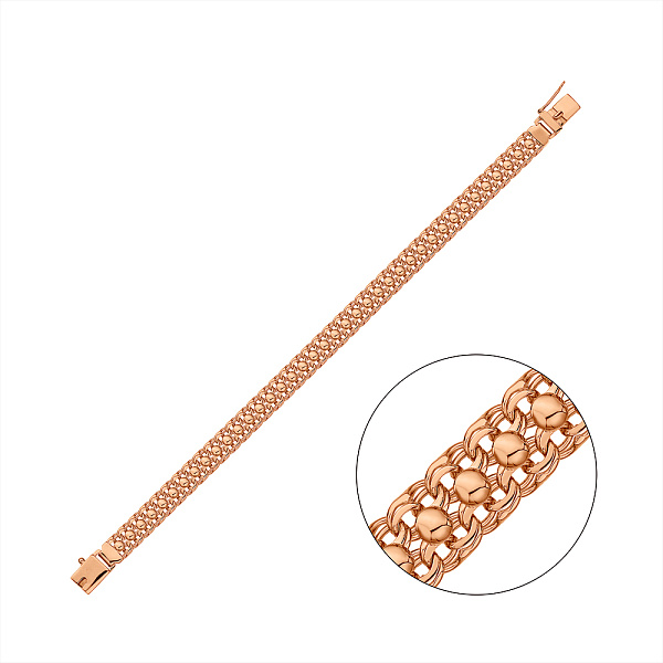 Золотий широкий браслет (арт. ц305126Д) – зображення 1