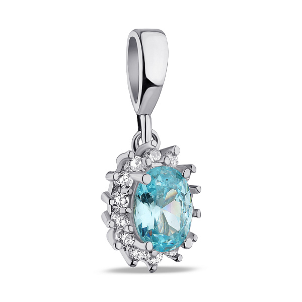 Серебряный подвес с фианитами (арт. 7503/ПК2ФТ/375) – изображение 1