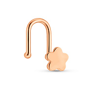 Золота сережка-пірсинг Квітка для носа (арт. 130318)