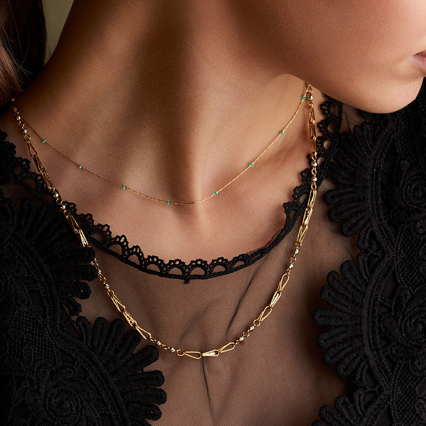 Золоте кольє Francelli (арт. 351331жз) – зображення 3