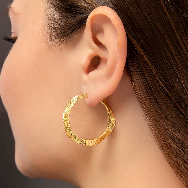 Сережки з жовтого золота Francelli (арт. е1091773/30ж) – зображення 4