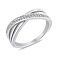 Серебряное кольцо с фианитами (арт. 7501/8012) – изображение 1