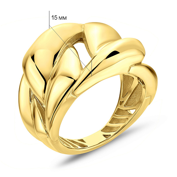 Кольцо из желтого золота Francelli (арт. е155165ж) – изображение 3