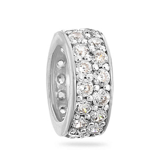 Золотой шарм с фианитами (арт. 440464б)