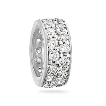 Золотий шарм з фіанітами (арт. 440464б)