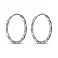 Серебряные серьги-кольца (арт. 7502/9821/25) – изображение 1