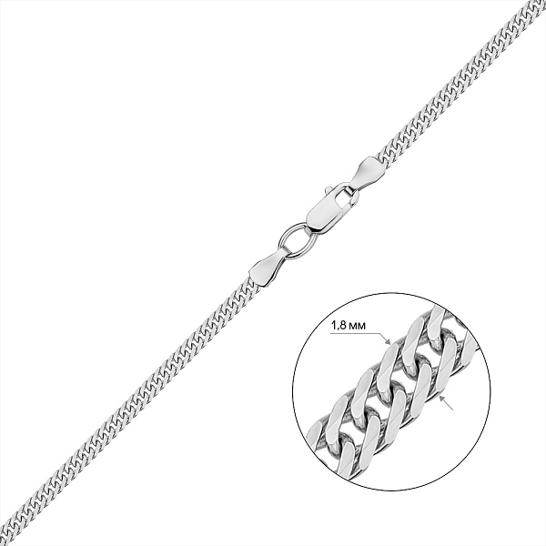 Золотая цепочка плетения Панцирное (арт. ц303005бп) – изображение 3