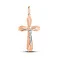 Золотой крестик с распятием (арт. 500281) – изображение 1