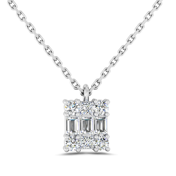 Золоте кольє з діамантами (арт. Ц011514020б) – зображення 1