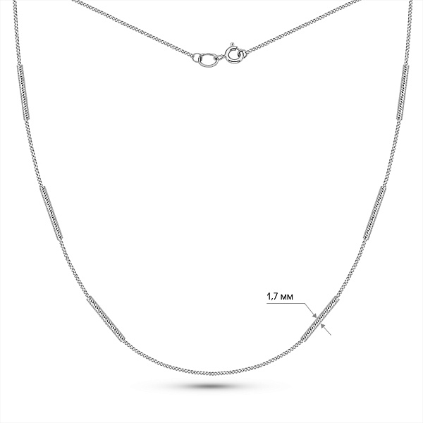 Кольє Francelli з білого золота (арт. 360322/1б) – зображення 3