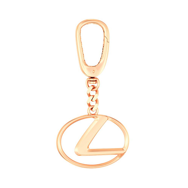 Автомобільний золотий брелок Lexus (арт. 360120) – зображення 1