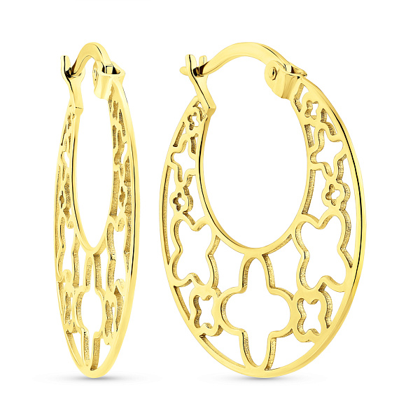 Серьги из желтого золота (арт. 111313ж) – изображение 1