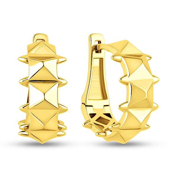 Сережки з жовтого золота (арт. 109977ж) – зображення 1
