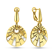 Золотые серьги Francelli с перламутром (арт. 1091785жп)