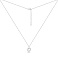 Серебряное колье с фианитами (арт. 7507/2701)