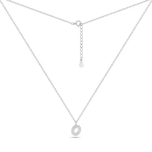 Серебряное колье с фианитами (арт. 7507/2701) – изображение 1
