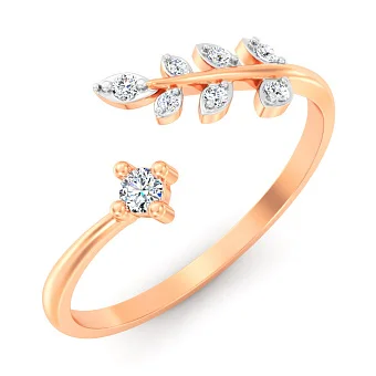 Золота каблучка Гілочка з діамантами (арт. К011776010)