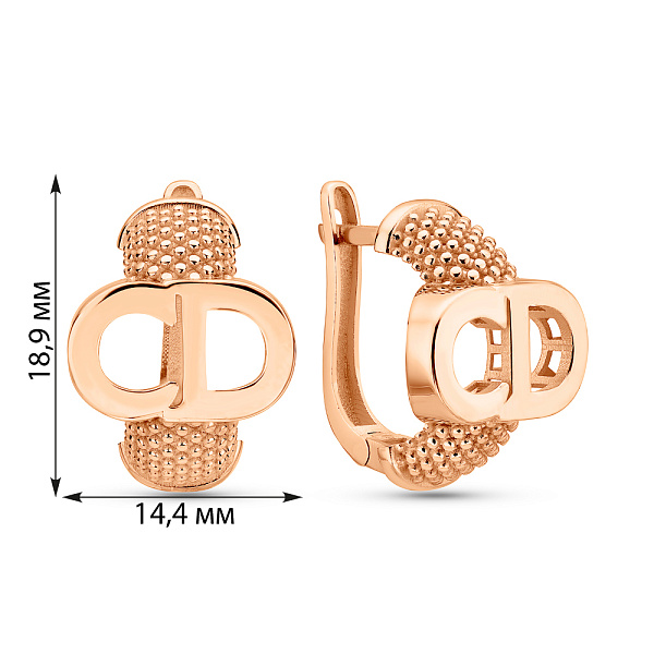 Золоті сережки (арт. 1091717) – зображення 6